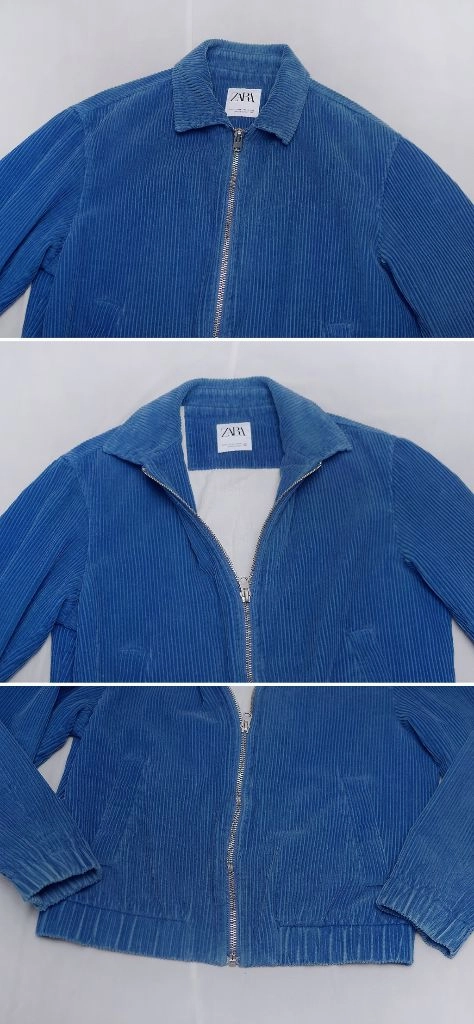 자라 (ZARA) 빅코듀로이 집업 블루종 자켓 (M / 100+) 이미지