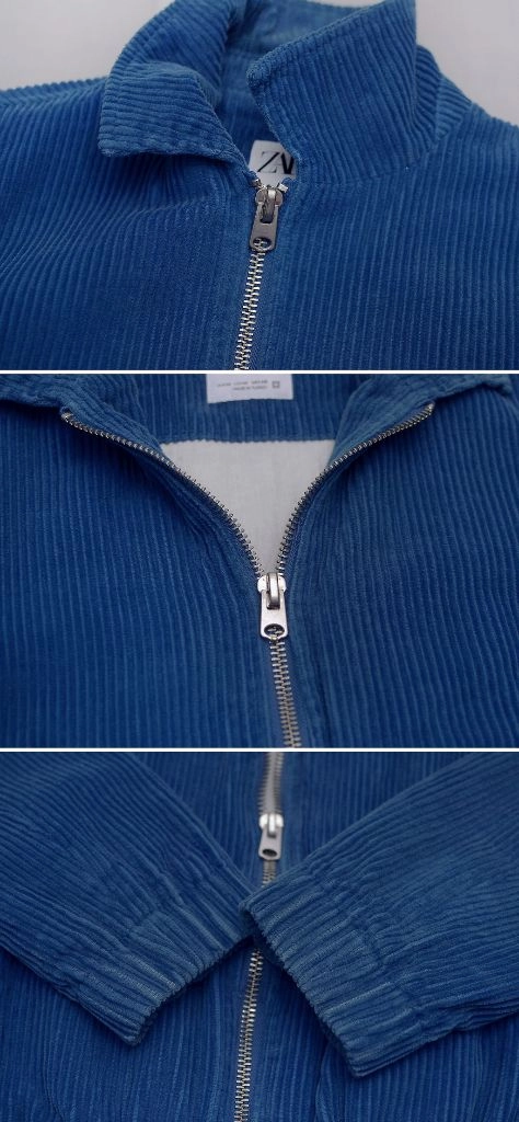 자라 (ZARA) 빅코듀로이 집업 블루종 자켓 (M / 100+) 이미지