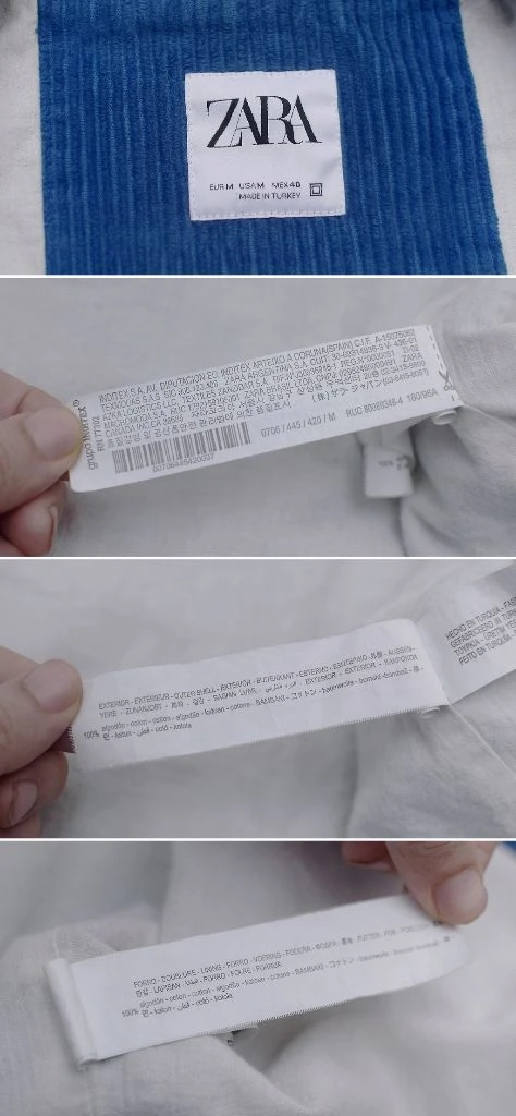 자라 (ZARA) 빅코듀로이 집업 블루종 자켓 (M / 100+) 이미지