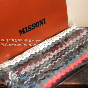 미쏘니 새상품 숄 머플러 목도리 스카프 미쏘니숄 미쏘니머플러 MISSONI 이미지
