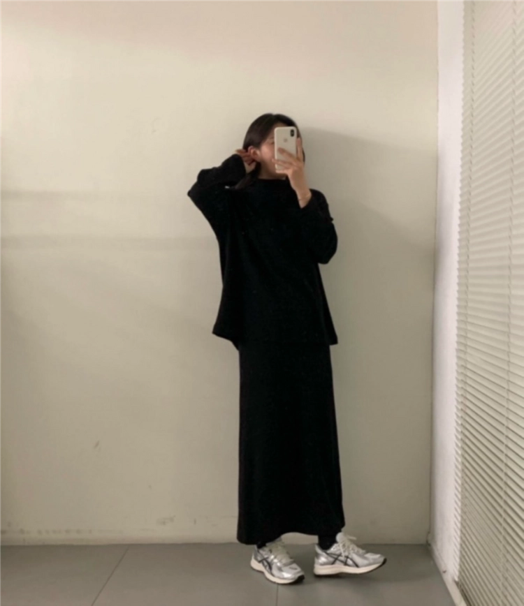 [새상품 (44-77)] 여성 투피스 세트 이미지