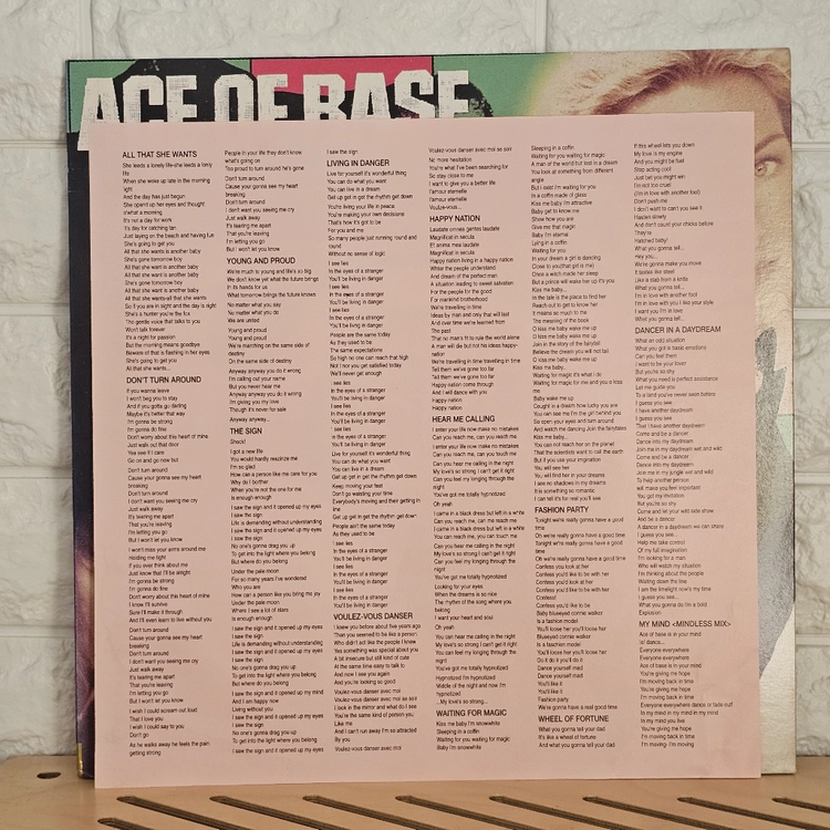 Ace of Base (에이스 오브 베이스) - Happy Nation LP 이미지