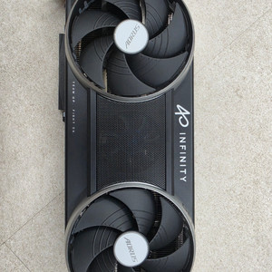 RTX5080 어로스 인피니티 블랙 이미지
