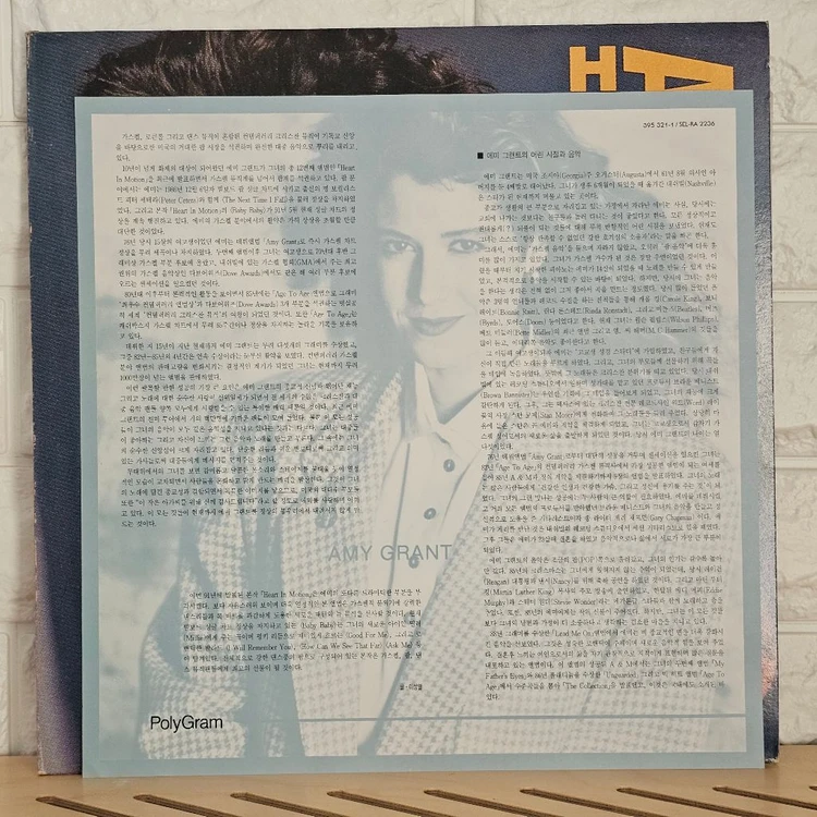 Amy Grant (에이미 그랜트) - Heart in Motion LP 이미지