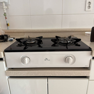 SK매직 2구 도시가스 가스레인지 GRA-850SR / 화이트 이미지