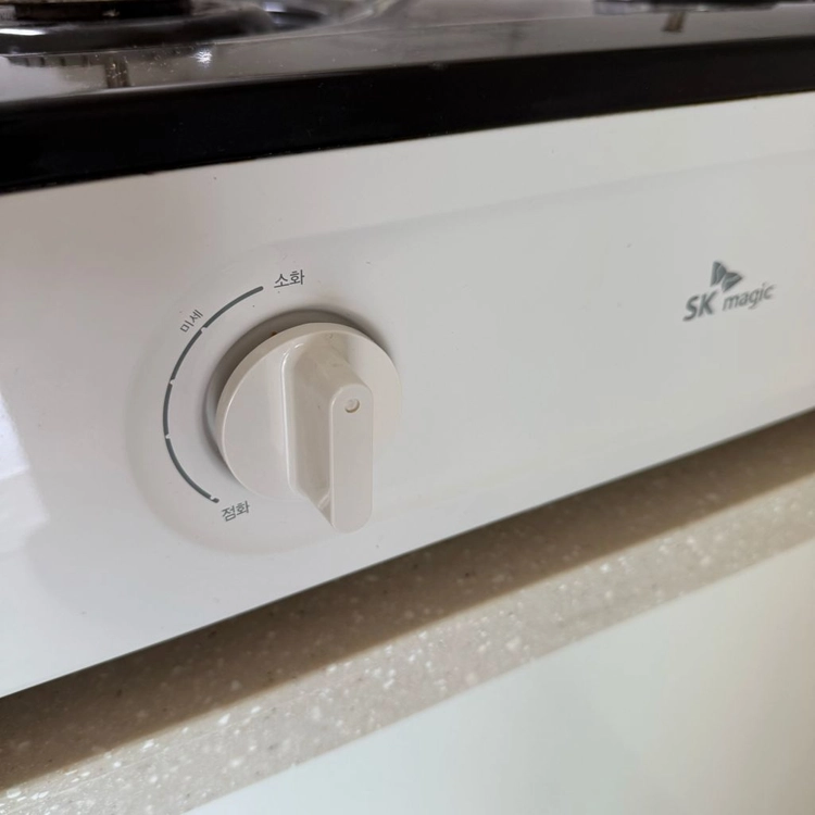SK매직 2구 도시가스 가스레인지 GRA-850SR / 화이트 이미지