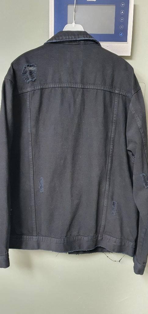 Bershka 블랙 워싱데님자켓(해외판) 105호(55X71cm)거의새옷! 이미지