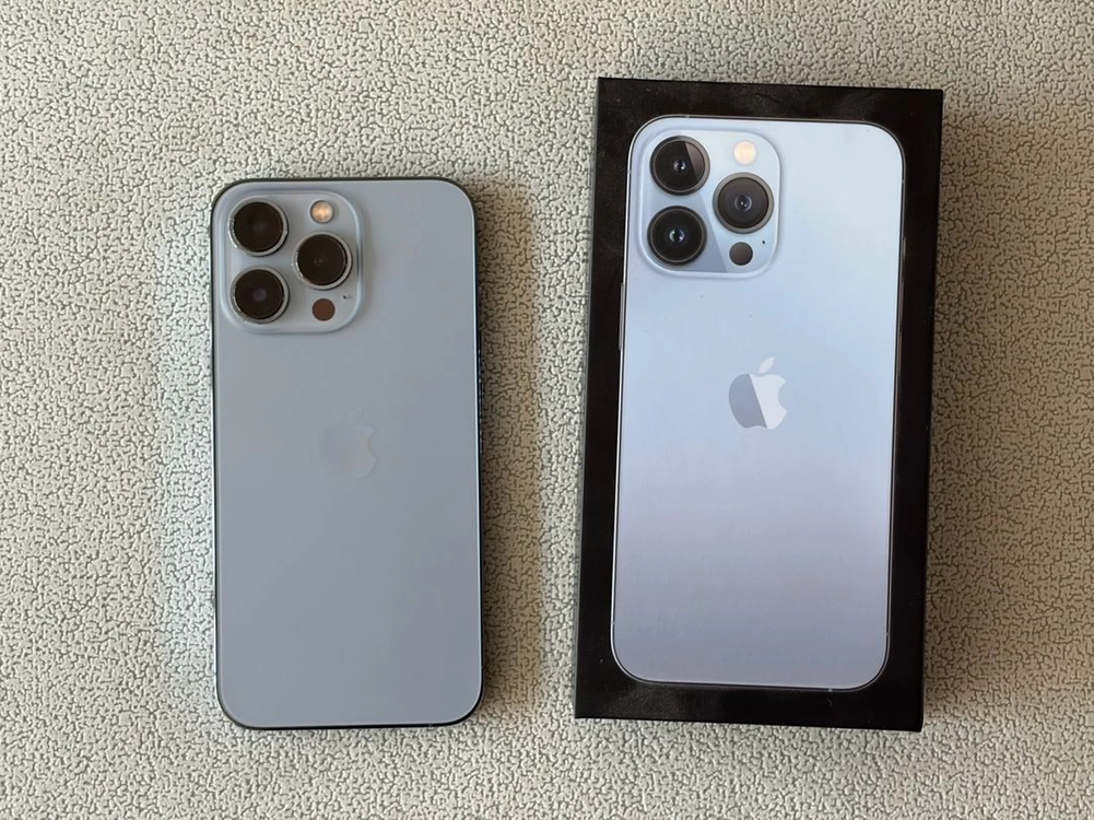 애플 아이폰13프로 128gb 시에라블루 배터리 76 이미지