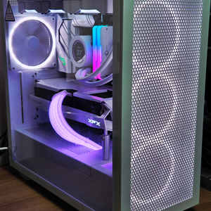 라이젠 9800x3d / rx9070xt 화이트pc 컴퓨터 이미지