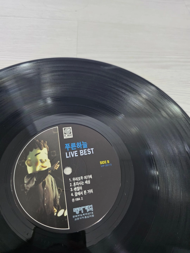 한국가요 LP 푸른하늘-Live Best (2LP) 이미지