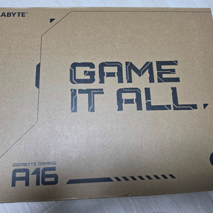 기가바이트 A16 RTX5060 고사양 게이밍 노트북 판매 이미지
