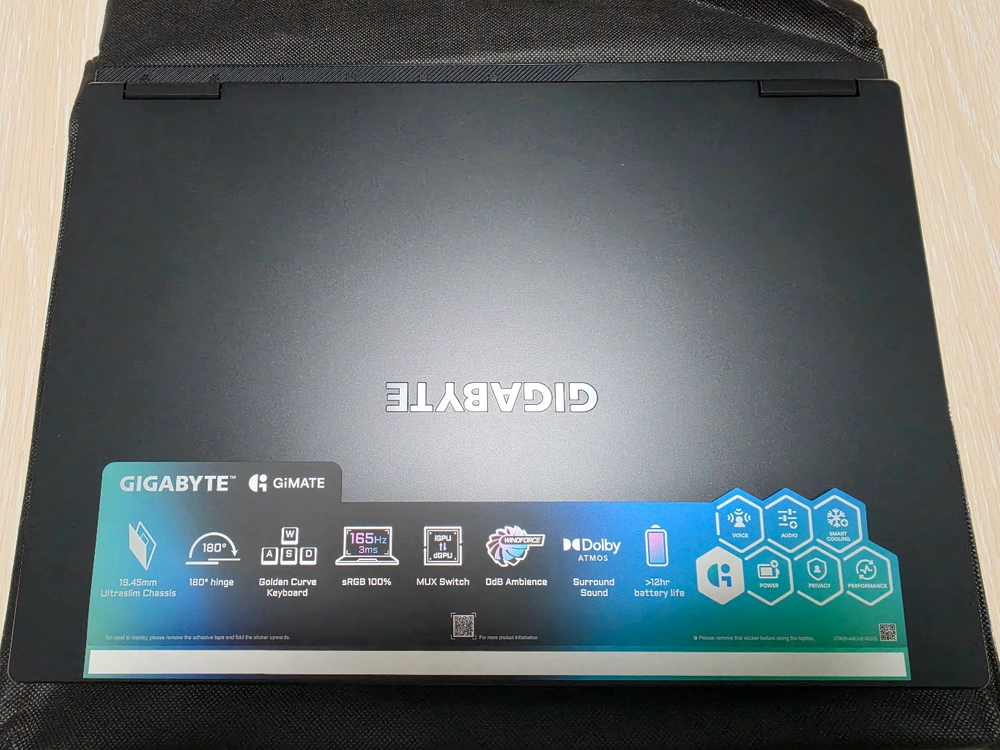 기가바이트 A16 RTX5060 고사양 게이밍 노트북 판매 이미지