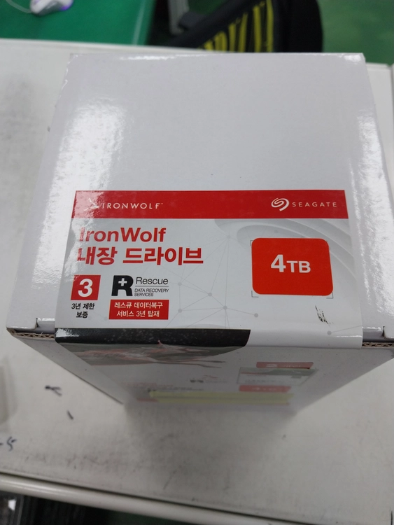 4TB NAS용 Seagate IronWolf 5900/64M (ST4000VN008) X2개 - 안심되는 중고거래