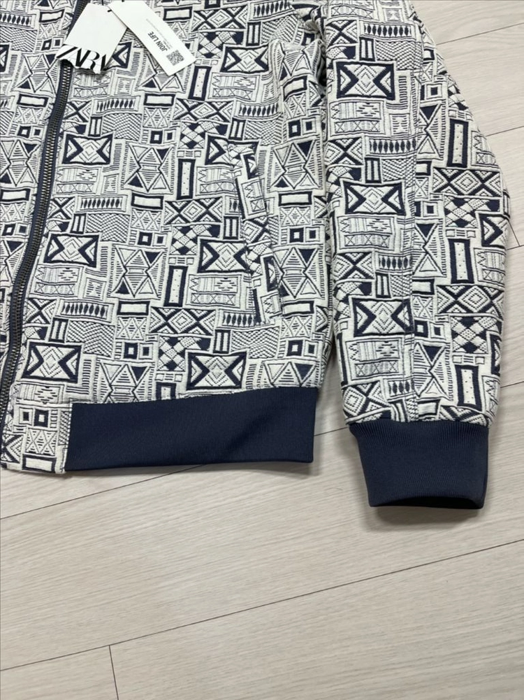 (땡처리)자라 에스닉 패턴 봄버 자켓(XL) 이미지