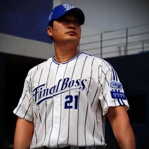 KIA 삼성 플레이오프 월요일 외야 블루존 이미지