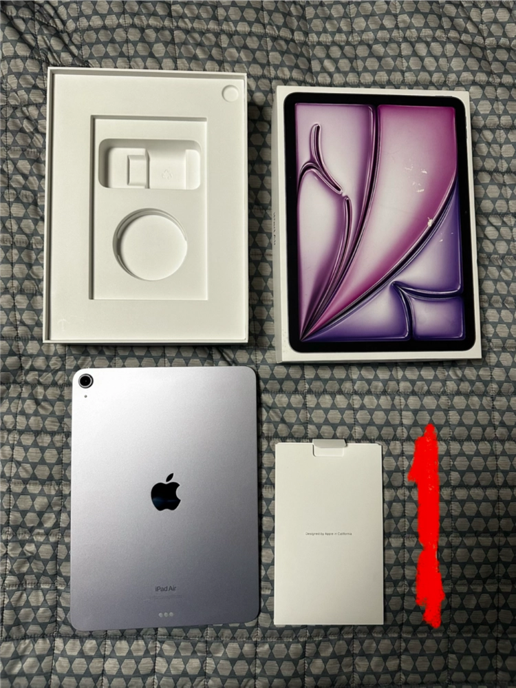 아이패드에어11 M2 WIFI 128GB 퍼플 (S급) 이미지