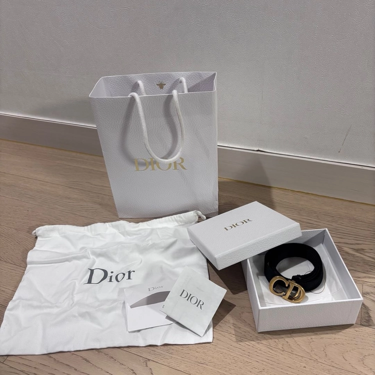 [정품] Dior 디올 새들 나일론 벨트 단종제품 이미지