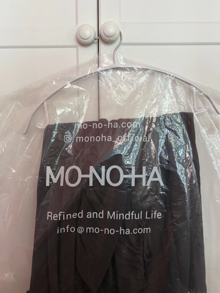 모노하 셋업 캐미솔 블라우스 셔링 롱스커트 브라운 세트 이미지