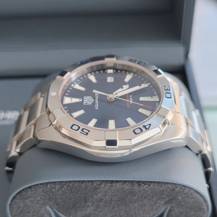 태그호이어 아쿠아레이서 300 쿼츠 청판 41mm WBD1112(2019년식) 이미지