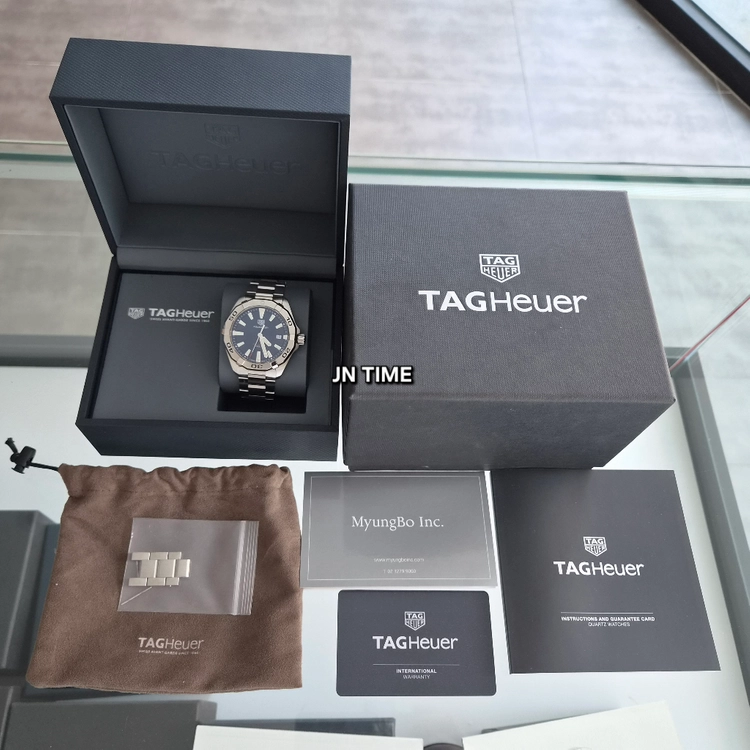 태그호이어 아쿠아레이서 300 쿼츠 청판 41mm WBD1112(2019년식) 이미지