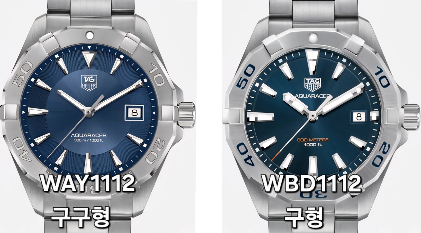 태그호이어 아쿠아레이서 300 쿼츠 청판 41mm WBD1112(2019년식) 이미지