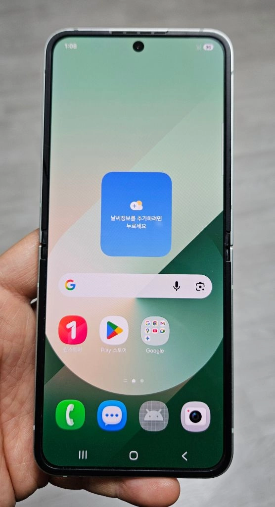 갤럭시 Z플립6 민트 256GB 싸게 팝니다. 이미지