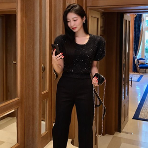 브론 모헤어 스팽글 니트 이미지