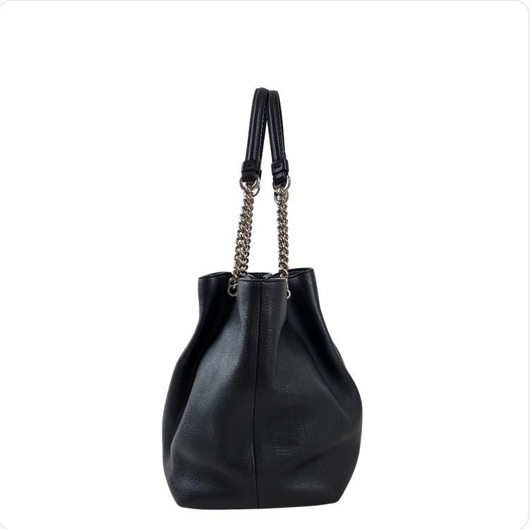 정품 토즈(TODS) 스터드 태그 디테일 체인 숄더백 이미지