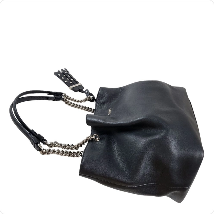 정품 토즈(TODS) 스터드 태그 디테일 체인 숄더백 이미지