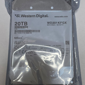 WD RED PRO 20TB HDD 하드디스크 신품 판매 이미지