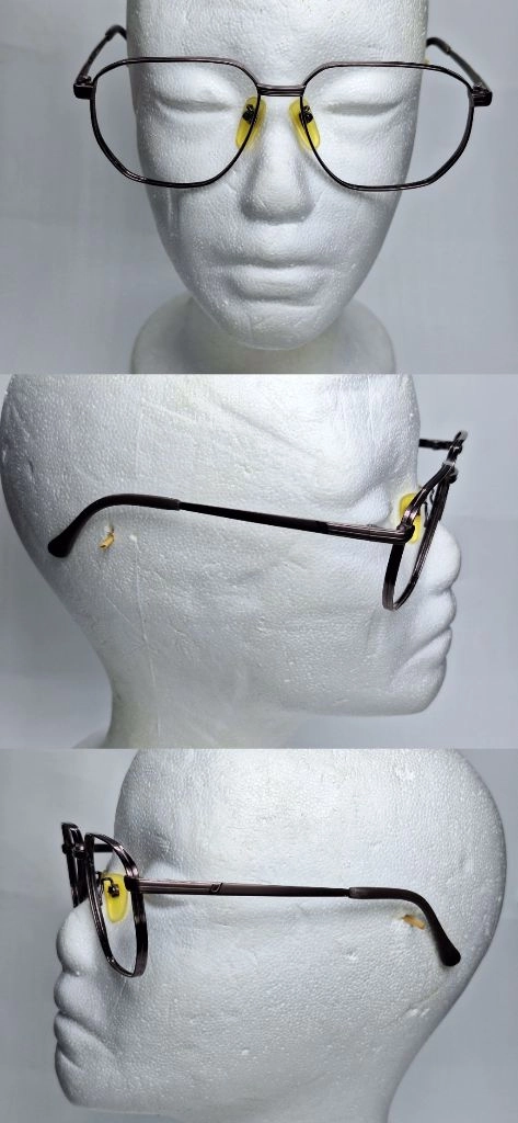 ELIOT EL-0857 안경테 안경 55mm 이온도금 양극산화 티타늄 브론즈 발색 일본제 빈티지 레트로 클래식 이미지