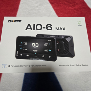 CHIGEE 치지 AIO-6 MAX 오토바이 블랙박스 카플레이 이미지