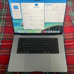 애플 맥북프로A2485 M1 pro GPU 16인치 RAM 32G SSD 1TB 이미지