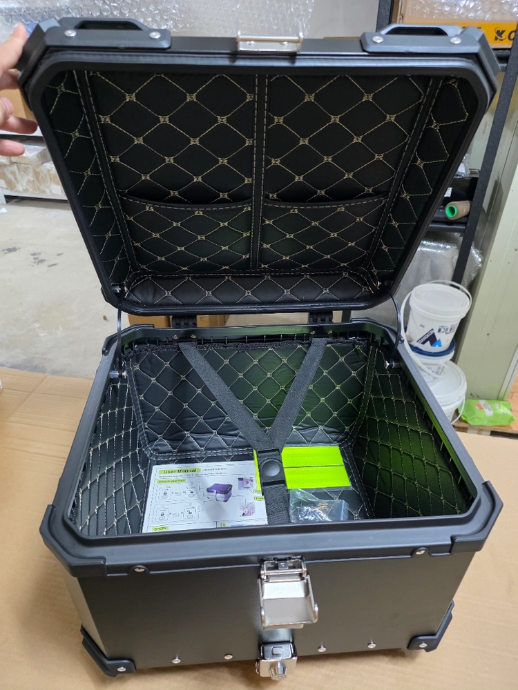 오토바이 알루미늄 탑박스 55L 블랙 이미지