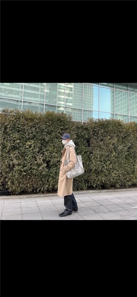 인사일런스 슬로시 울 트렌치코트 베이지 L 이미지
