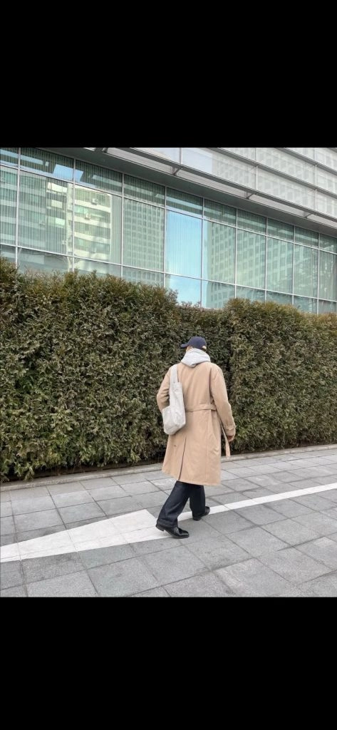 인사일런스 슬로시 울 트렌치코트 베이지 L 이미지