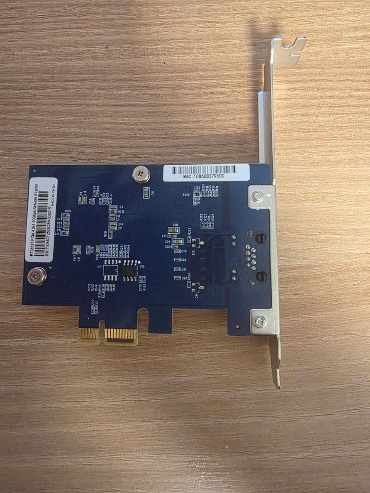 리얼텍 10gbps rtl8127 pcie 네트워크 어댑터 이미지