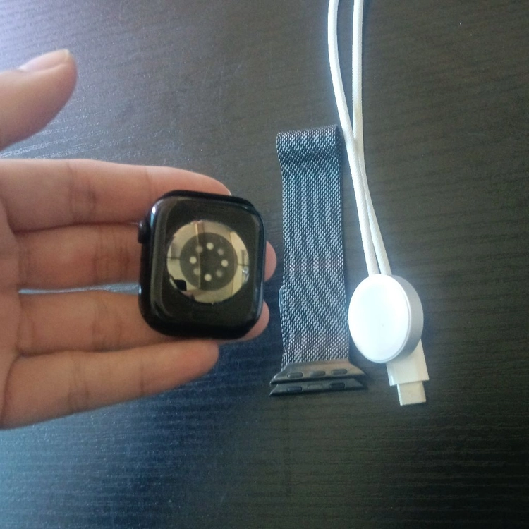 애플워치11 42mm gps 제트블랙 이미지