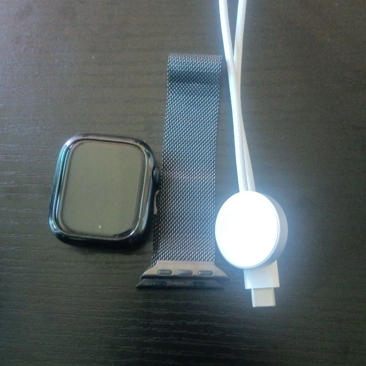 애플워치11 42mm gps 제트블랙 이미지