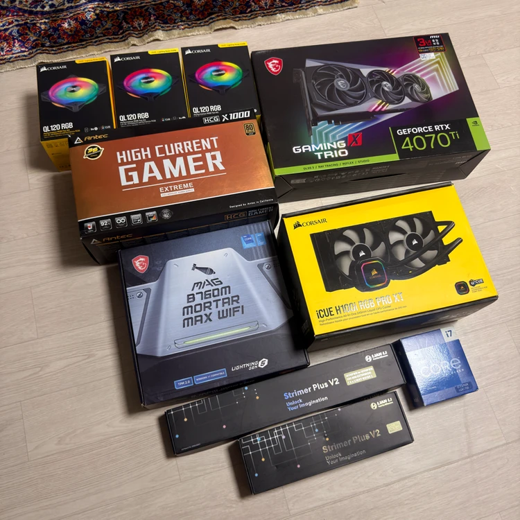 레이저 토마호크 atx i7 4070ti 32g 완본체 이미지