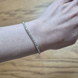 14k 랩다이아 2.3mm 테니스팔찌 이미지