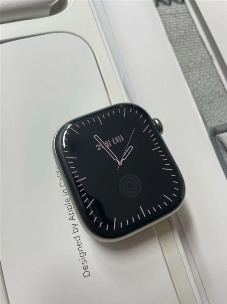 애플워치10티타늄 46mm 내추럴 SS급 애플케어+ 이미지