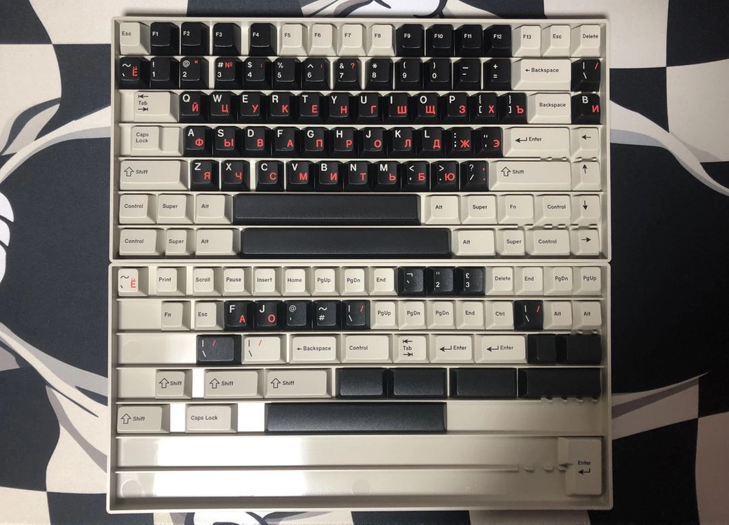 SWG Яubber - Red Cyrillic Base 키캡 이미지