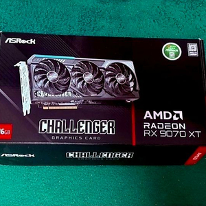 ASRock 라데온 RX 9070 XT 챌린저 16GB 그래픽카드 이미지