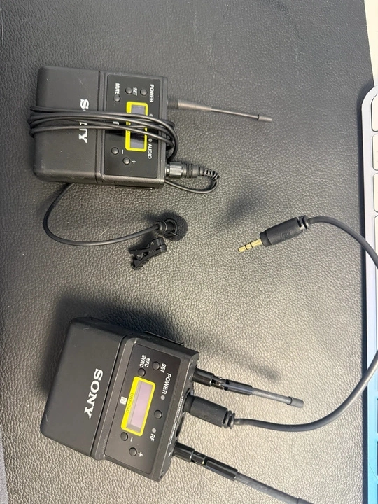 [정상작동/상태양호] 소니 마이크 세트 (URX-P40 수신기 + UTX-B40 송신기 / UWP-D21 구성) 이미지