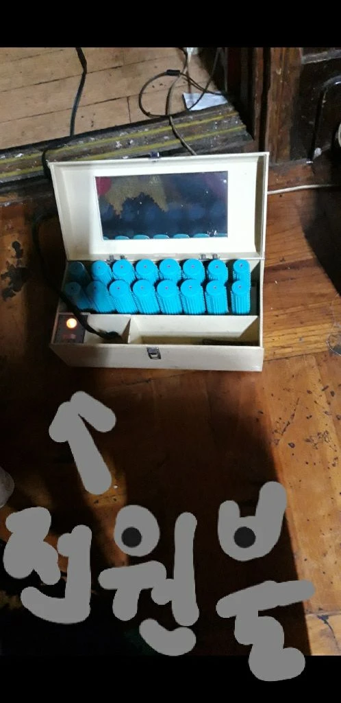 110V 고데기(롤16개)일제ㅡ변압기잇어야 220V되요. 이미지