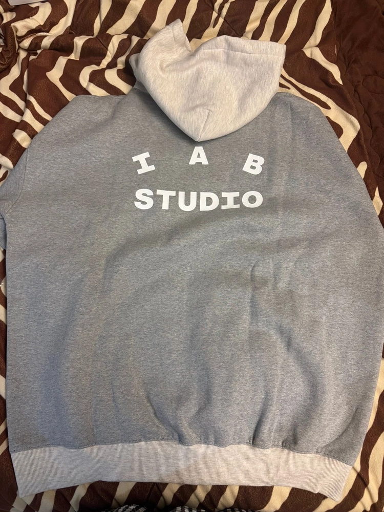 [2XL] 아이앱 스튜디오 IAB Studio 후드 듀얼 그레이 미착용 (봉제 하자) 이미지