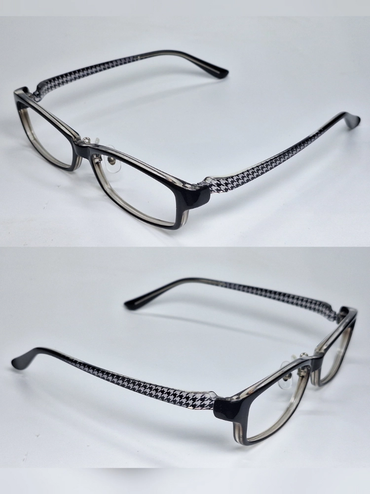 TR-601-1 안경테 안경 54mm 형상기억 플라스틱 뿔테 슬림 스퀘어 일본 수입 빈티지 레트로 Y2K 아메카지 이미지