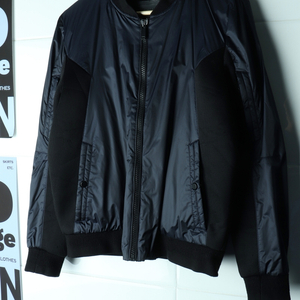 (L-XL) 지오지아 패딩 점퍼자켓 새틴 봄버 네이비 이미지
