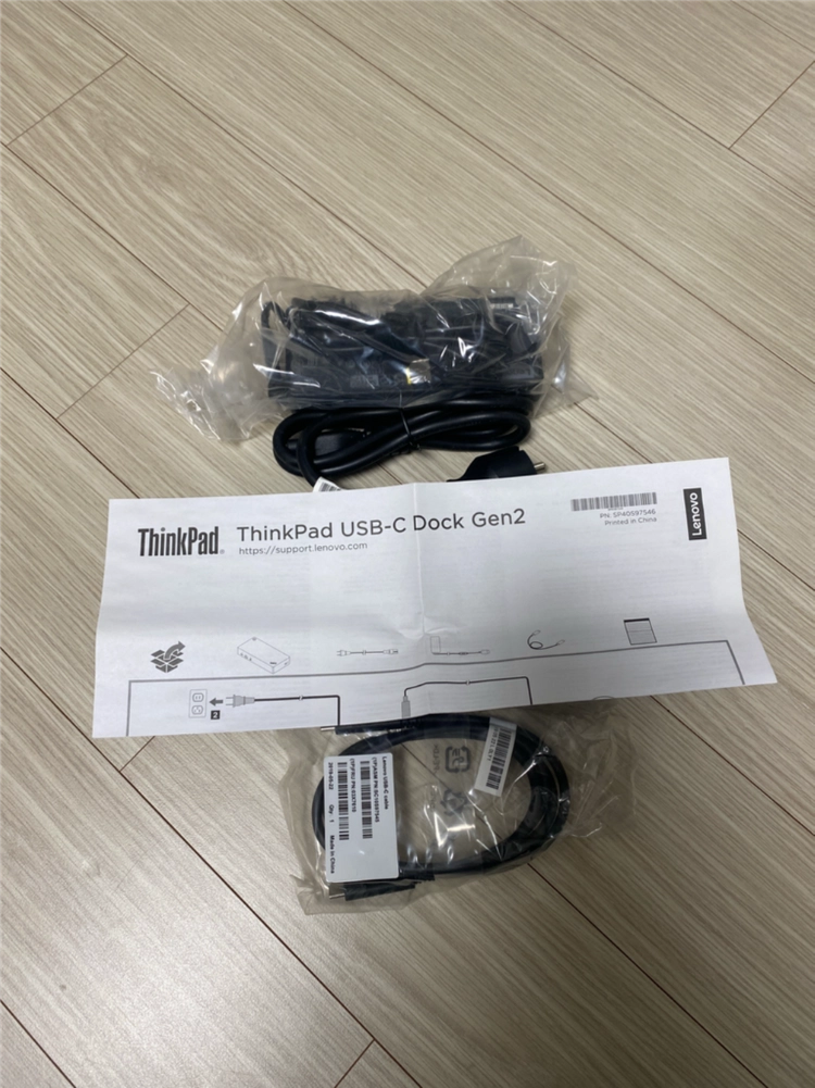 [새상품][정품] ThinkPad USB-C 도킹 스테이션 Gen2 이미지